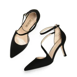 Pointed Toe Ankle-Strap Stiletto High Heels