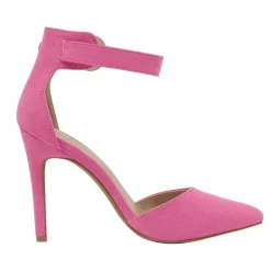 Pointed Toe Ankle Strap Stiletto Pumps