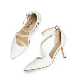 Pointed Toe Ankle-Strap Stiletto High Heels