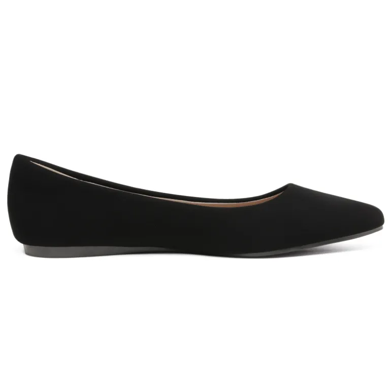 Pointed Toe Ballet Slip On Flats
