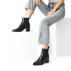 Pointed Toe Chelsea Ankle Boots