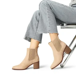 Pointed Toe Chelsea Ankle Boots