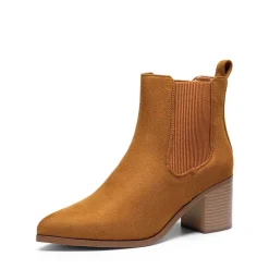 Pointed Toe Chelsea Ankle Boots