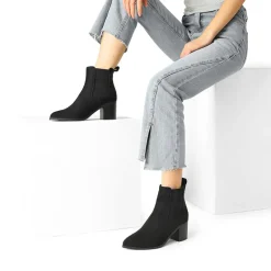 Pointed Toe Chelsea Ankle Boots
