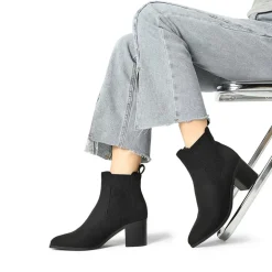 Pointed Toe Chelsea Ankle Boots