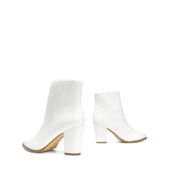 Pointed Toe Chunky Heel Ankle Boots