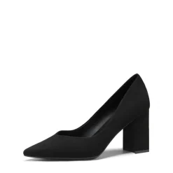 Pointed Toe Chunky High Heel Pumps