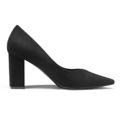 Pointed Toe Chunky High Heel Pumps