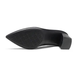 Pointed Toe Chunky High Heel Pumps
