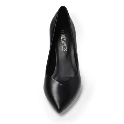 Pointed Toe Chunky High Heel Pumps