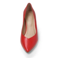 Pointed Toe Chunky High Heel Pumps