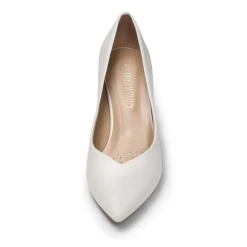 Pointed Toe Chunky High Heel Pumps