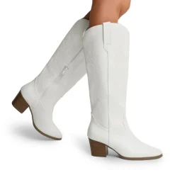 Pointed-Toe Cowgirl Knee-high Boots