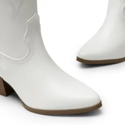 Pointed-Toe Cowgirl Knee-high Boots