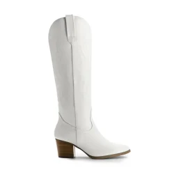 Pointed-Toe Cowgirl Knee-high Boots
