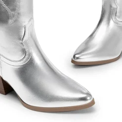 Pointed-Toe Cowgirl Knee-high Boots