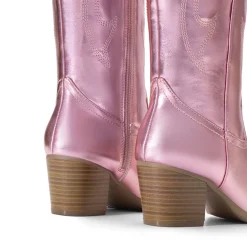 Pointed-Toe Cowgirl Knee-high Boots
