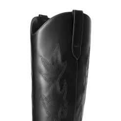 Pointed-Toe Cowgirl Knee-high Boots