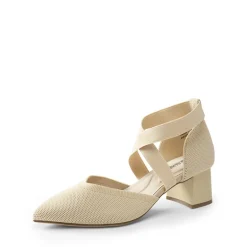 Pointed Toe Criss Cross Pumps