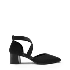Pointed Toe Criss Cross Pumps