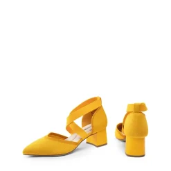Pointed Toe Criss Cross Pumps