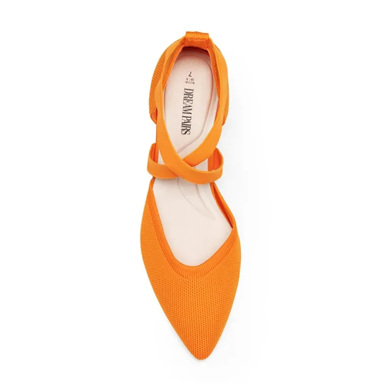 Pointed Toe Criss Cross Pumps