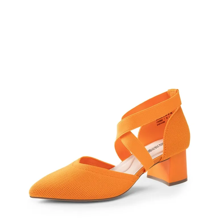 Pointed Toe Criss Cross Pumps