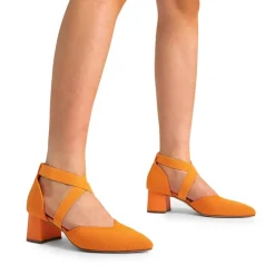 Pointed Toe Criss Cross Pumps