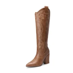 Pointed Toe Embroidered Cowboy Boots