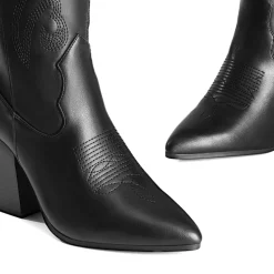 Pointed Toe Embroidered Cowboy Boots