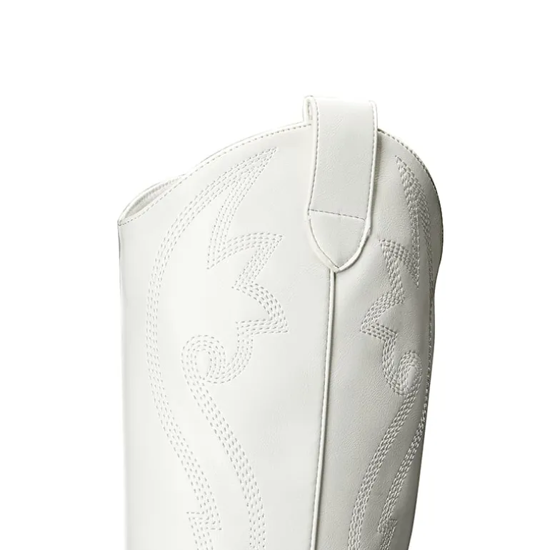 Pointed Toe Embroidered Cowboy Boots