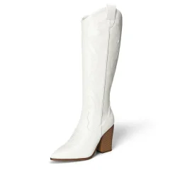 Pointed Toe Embroidered Cowboy Boots