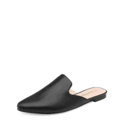 Pointed Toe Flat Mules
