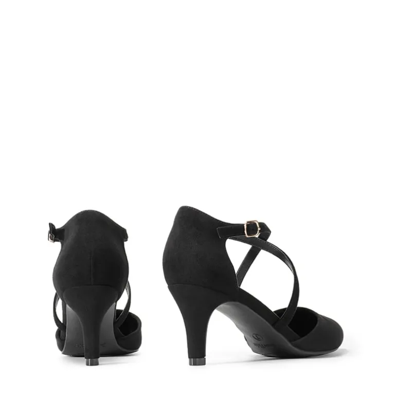 Pointed Toe Kitten Heel Dress Pumps