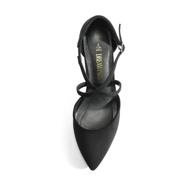 Pointed Toe Kitten Heel Dress Pumps