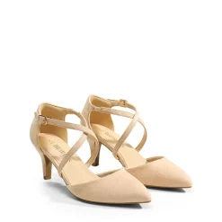 Pointed Toe Kitten Heel Dress Pumps