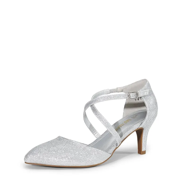 Pointed Toe Kitten Heel Dress Pumps