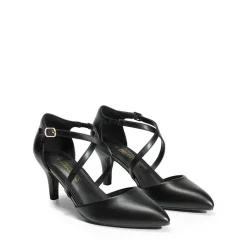 Pointed Toe Kitten Heel Dress Pumps