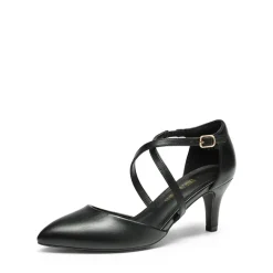 Pointed Toe Kitten Heel Dress Pumps