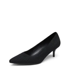 Pointed Toe Knitted Kitten Heel Pumps