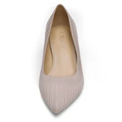 Pointed Toe Knitted Kitten Heel Pumps
