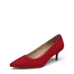 Pointed Toe Knitted Kitten Heel Pumps