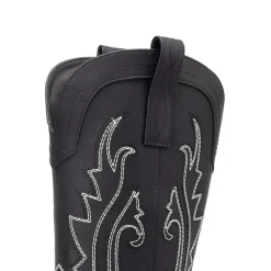 Pointed-Toe Mid-calf Cowgirl Boots