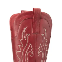 Pointed-Toe Mid-calf Cowgirl Boots