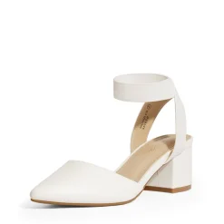 Pointed Toe Pumps with Ankle Strap