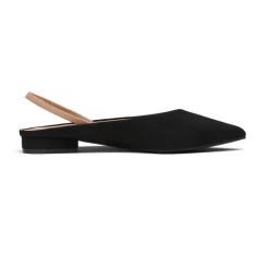 Pointed Toe Slingback Flats