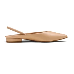 Pointed Toe Slingback Flats