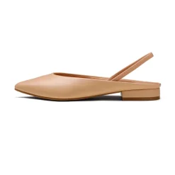 Pointed Toe Slingback Flats