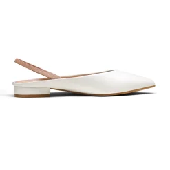 Pointed Toe Slingback Flats
