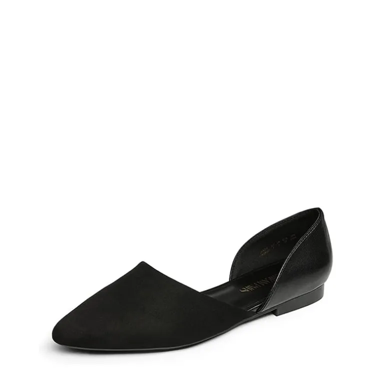 Pointed-Toe Slip on Flats